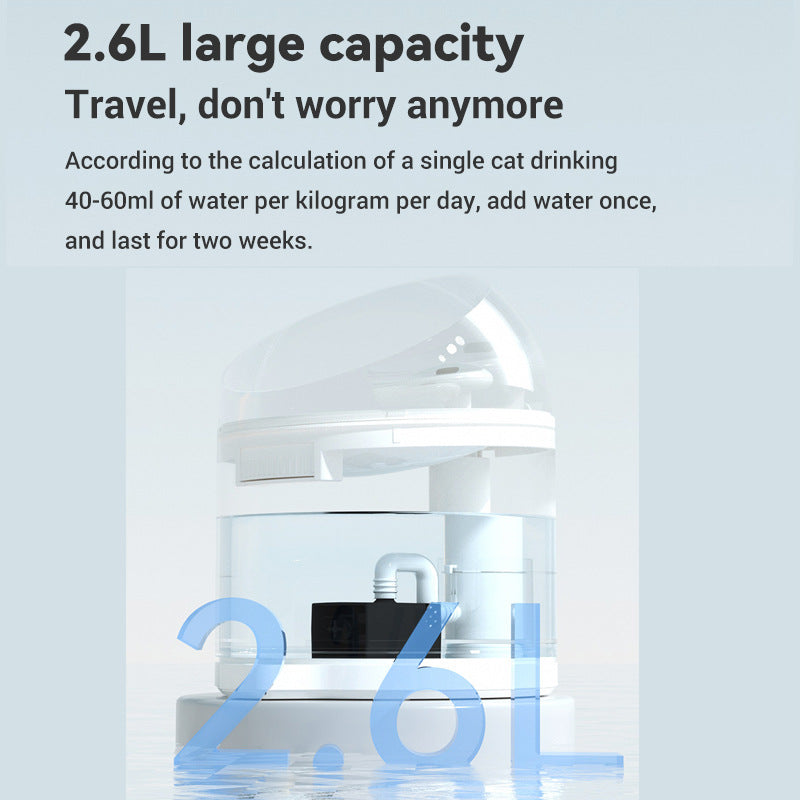 Ultrafiltration cat water dispenser water purification